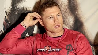 CANELO FINALLY REVEALS FIGHT NIGHT WEIGHT; ADMITS HES WORRIED ABOUT KOVALEV'S JAB
