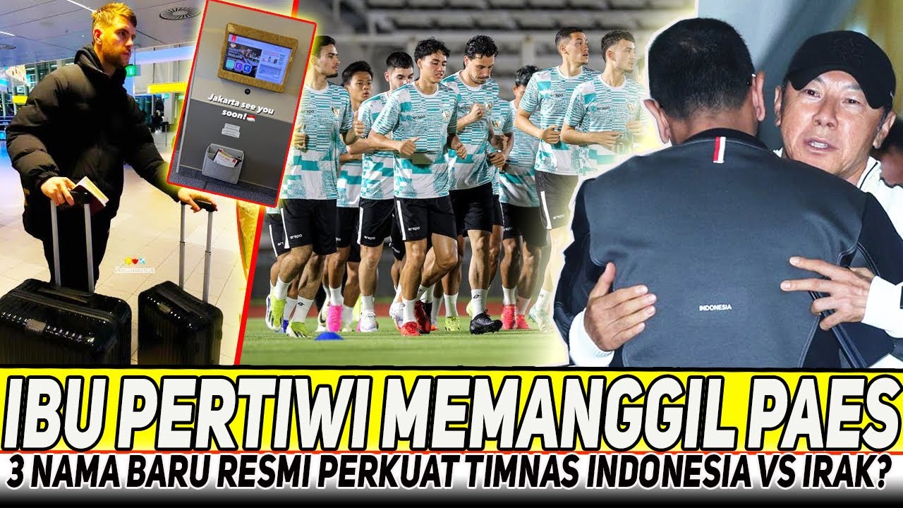 Timnas Indonesia~STY Panggil Marten Paes,calvin,jens~million Manhof ...