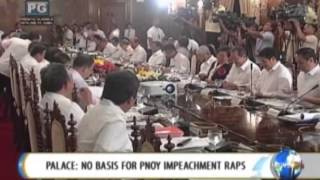 Malacañang: No basis for President Aquino impeachment raps || Aug. 27, 2014