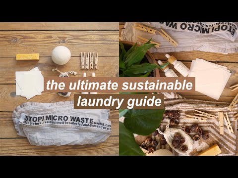 SUSTAINABLE LAUNDRY // Zero Waste recommendations and tips