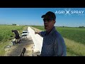 agri spray drones — trailer setup