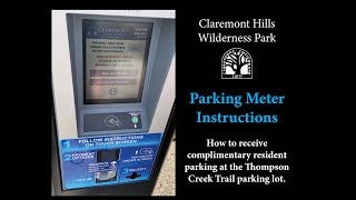 CHWP Claremont Resident Parking Permit Instructions