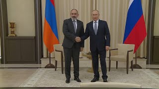 Russian President Putin meets with Armenian Prime Miister Pashinyan | AFP