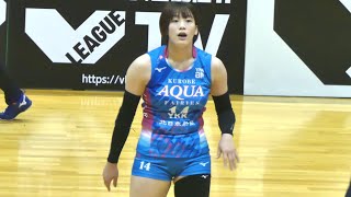 細沼綾選手 KUROBEアクアフェアリーズ 2022 ① Aya Hosonuma KUROBE Aqua Fairies