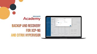 How to backup and restore XCP-ng and Citrix hypervisor (XenServer) | Storware Academy