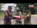 BSF-BGB Jawans Exchange Sweets at Border On Eid ul-Fitr