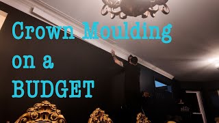 Stunning Crown Moulding on a Budget | Using Baseboards \u0026 Cheap Trim for an Expensive Look