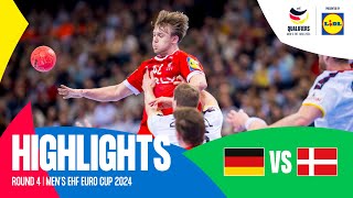 Germany vs Denmark | Round 4 | Men's EHF EURO Cup 2024