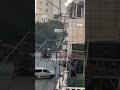 israeli military vehicles chase and purposefully crash into a civilian car in the occupied west bank