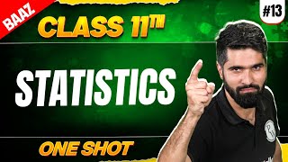 JKBOSE Class 11th Maths | STATISTICS | One Shot | Baaz Batch