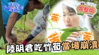 【新北】探索新北新玩法！陸明君生吃綠竹筍當場崩潰！黃鐙輝灑糖粉遭嗆：像在廟裡問事！📌三重【請問 今晚住誰家】20230703 EP775 竇智孔 黃鐙輝 陸明君