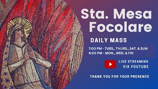 Sta Mesa Focolare Online Mass 7:00 PM January 31, 2025