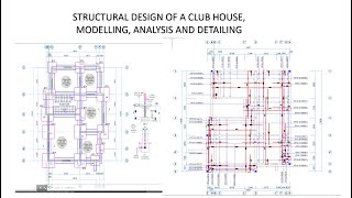 PROTASTRUCTURE 2021: STRUCTURAL MODELLING, ANALYSIS AND DETAILING OF CLUB HOUSE. PART 1