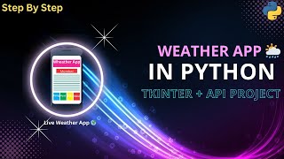 Weather App in Python | Tkinter + OpenWeather API | Python Projects for Beginners #coding #python