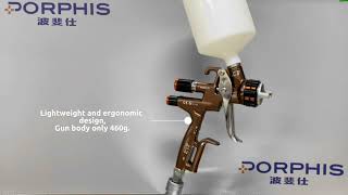 PORPHIS PRD-717 “VS” TYPE NOZZLE SPRAY GUN