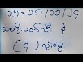 အပတ်တိုင်းအောင်မြင်နေတဲ့ဆတိုးပတ်သီးလေးတင်ပေးထားပါတယ်ခင်ဗျာ