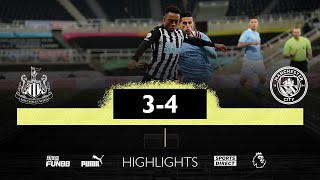 Newcastle United 3 Manchester City 4 | Premier League Highlights