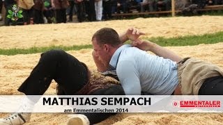 Matthias Sempach's sechs Gänge am Emmentalischen Schwingfest 2014