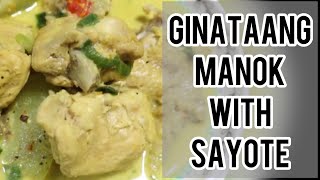 Ginataang manok recipe/how to cook/chicken with coconut recipe/halal food