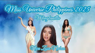 Nica Zosa Nabua Miss Universe Philippines Minglanilla 2025 #MUPH2025