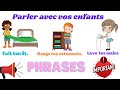 phrases pour parler avec vos enfants en français à la maison 🏠.