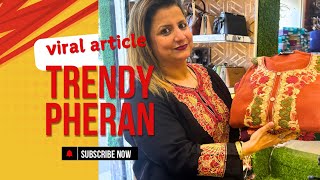 Kashmiri pheran||stylish look||viral article||stay warm😍😍