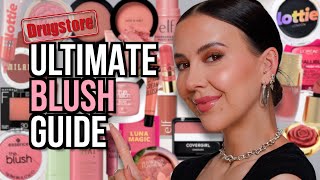 I Bought EVERY DRUGSTORE Blush & TESTED Them Back to Back