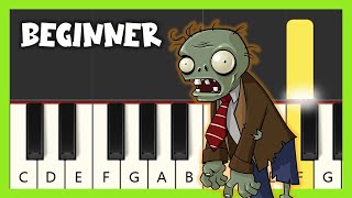 Plants vs. Zombies - BEGINNER Piano Tutorial ✅