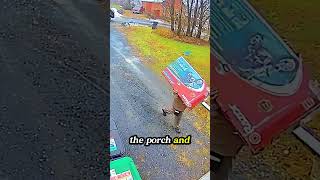 The amazing act of this delivery driver!