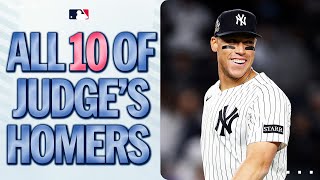ALL 10 of Aaron Judge's homers! 💪