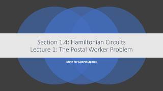 Math for Liberal Studies - Lecture 1.4.1 The Postal Worker Problem