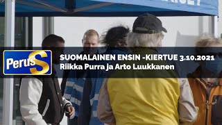 Purra ja Luukkanen Suomalainen ensin -kiertueella