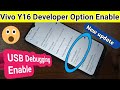 Vivo Y16 Developer option Enable // usb debugging enable