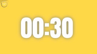 30 Seconds Countdown Timer⏰(in Yellow Background)