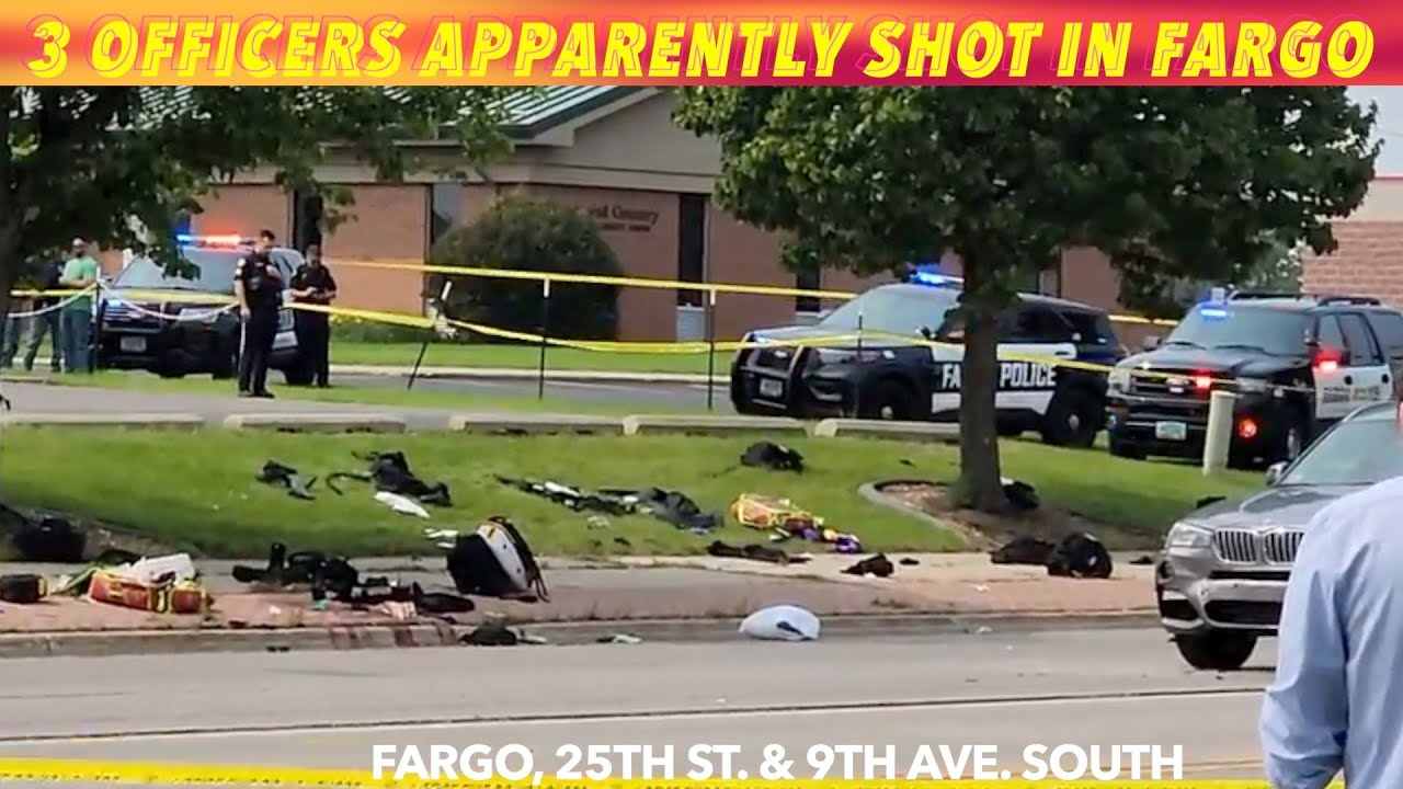 BREAKING NEWS UPDATE: 3 Officers Shot In Fargo & Apparent Bystander ...