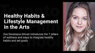 Healthy Habits and Lifestyle Management in the Arts