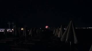 Kréta - Malia bay beach, In the Night Fireworks  (15.8.2024)