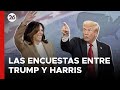 🔴 EN VIVO | ¿Quién lidera las elecciones en EEUU? Así están las encuestas entre Trump y Harris hoy