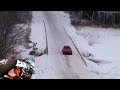 chassing the local finns samsonas motorsport at toivakkaralli 2025