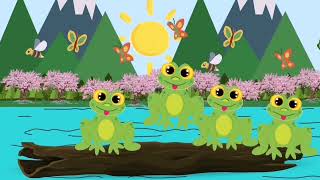 Five little speckled frogs & more rhymes | baby songs | Toddler songs | Nursery rhymes for toddlers