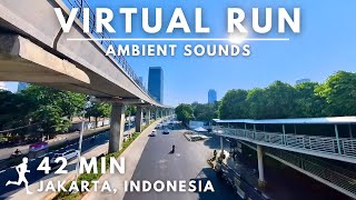 Virtual Running Video For Treadmill in Jakarta #Indonesia #virtualrun #virtualrunningtv