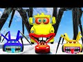 Epic Escape From The Lightning McQueen Bots Eater & Robot Mater Spider Eater Car McQueen VS McQueen