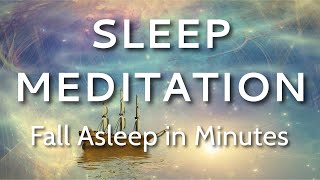 Sleep Meditation Fall Asleep in Minutes, Deep Sleep Hypnosis Story with Calm Ocean Waves