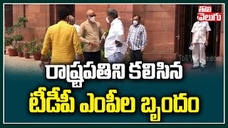 రాష్ట్రపతిని కలిసిన టీడీపీ ఎంపీల బృందం | TDP MPs Met President Ram Nath Kovind | Tolivelugu TV