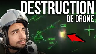 Analysis of a Drone Destruction by a French Fighter?