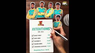 TNPL Retention list ❤️‍🔥TNPL Auction 2025 🫶#tnpl #trending #cricket #tnpl2025 #shorts