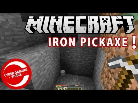 HOW TO MAKE IRON PICKAXE MINECRAFT HOW TO MAKE IRON PICKAXE MINECRAFT
