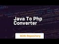 java to php converter