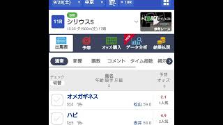 『もしたら』事前調査【シリウスステークス🐴スプリンターズステークス】2024-113