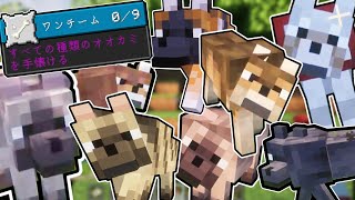 【大誤算】ワンチーム達成のために オオカミ全種を仲間にしようとしたら…【Java版 1.21】【Minecraft】【サバイバル実況】【マイクラ女性実況】【マイクラ初心者】